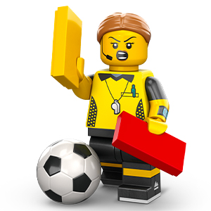 Figurine LEGO® L'arbitre de foot Super Briques